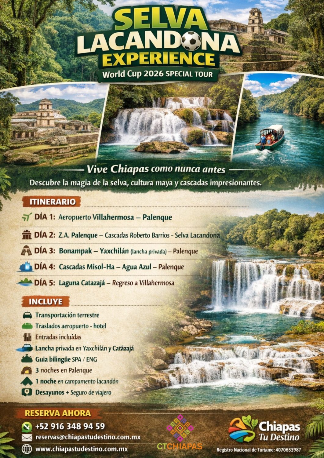 Flyer Selva Lacandona III